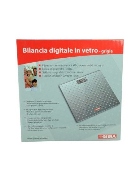 Bilancia Pesapersone Digitale Gima in Vetro Temperato