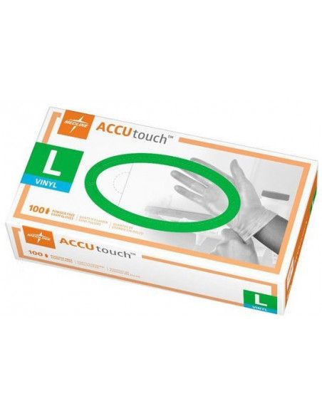 Accutouch guanti in vinile monouso senza polvere DPI3 DM1 100pezzi Accutouch guanti in vinile monouso senza polvere DPI3 DM1 100pezzi