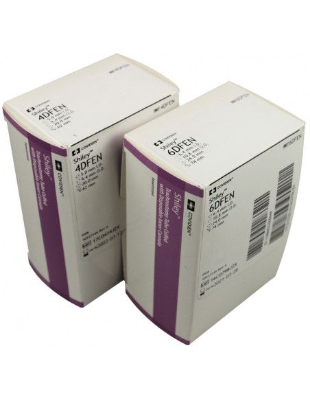 Shiley DFEN cannula tracheostomica fenestrata e cuffiata Shiley DFEN cannula tracheostomica fenestrata e cuffiata