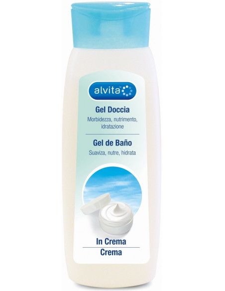 Alvita gel doccia in crema nutriente e idratante 300ml