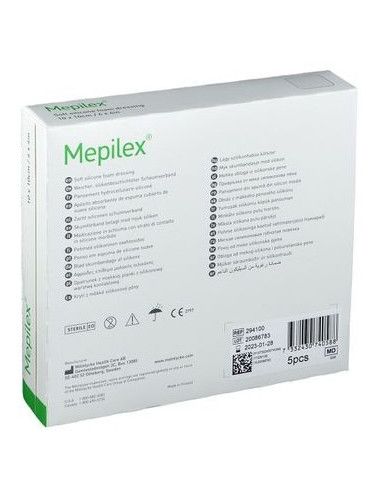 Mepilex medicazione assorbente in schiuma di poliuretano 10x10 5pz