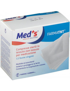 MED'S Garza compressa in TNT sterile 10x10 12pz