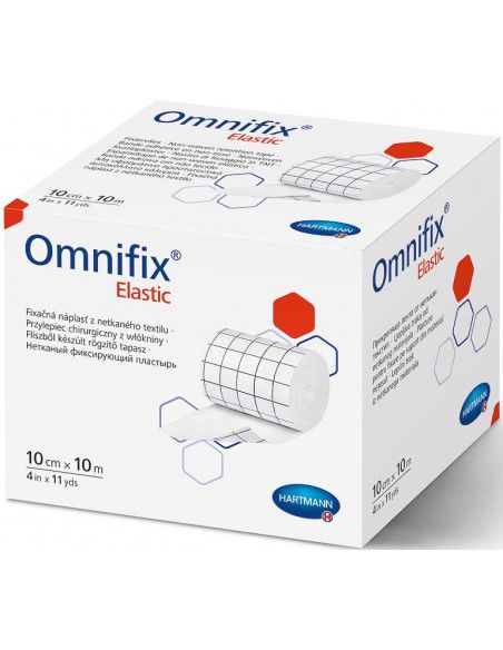 Omnifix Elastic nastro di fissaggio in TNT 10cm x 10m Omnifix Elastic nastro di fissaggio in TNT 10cm x 10m
