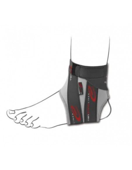 Cavigliera elastica con fibra di carbonio e taping integrato TO4103 Tenortho Cavigliera elastica con fibra di carbonio e taping integrato TO4103 Tenortho