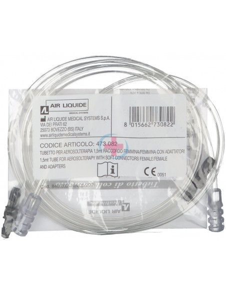 Air Liquide tubo per aerosolterapia lunghezza 1,5 m