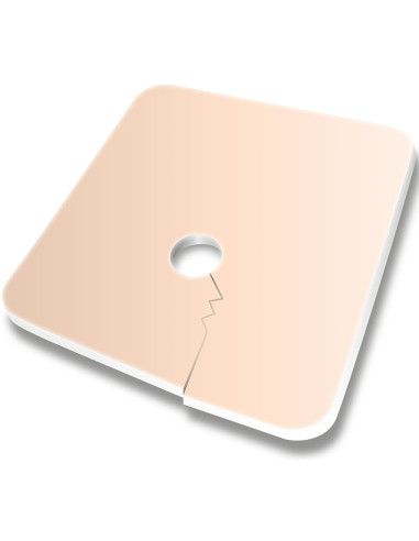 Euroderm Foam Tracheo medicazione in poliuretano per tracheotomia 8,5x8,5 10pz