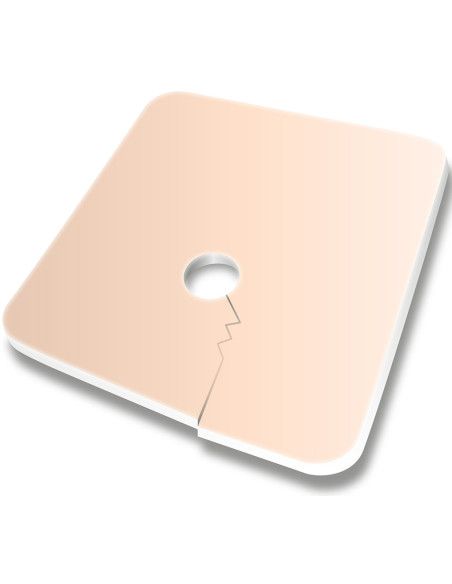 Euroderm Foam Tracheo medicazione in poliuretano per tracheotomia 8,5x8,5 10pz