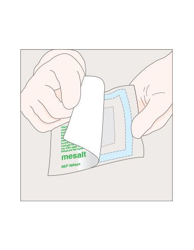 Mesalt medicazione in cloruro di sodio 5x5 1pz