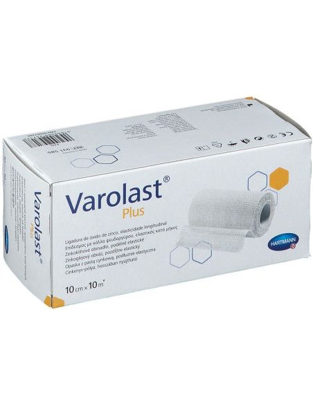 Varolast Plus benda all'ossido di zinco 10cm x 10m Varolast Plus benda all'ossido di zinco 10cm x 10m