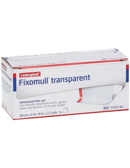 Fixomull Transparent garza adesiva per il fissaggio 2m x 10cm Fixomull Transparent garza adesiva per il fissaggio 2m x 10cm