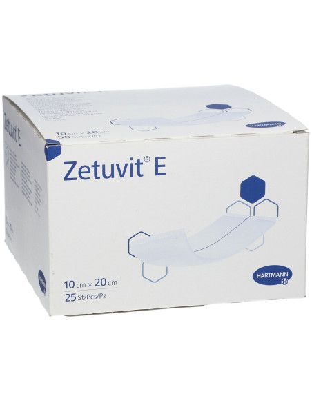 Zetuvit E medicazione assorbente sterile 10x20 25pz Zetuvit E medicazione assorbente sterile 10x20 25pz