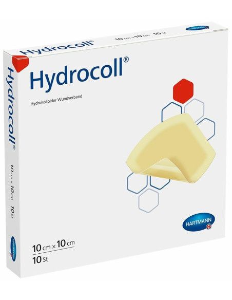 Hydrocoll medicazione idrocolloidale adesiva 10x10 1pz Hydrocoll medicazione idrocolloidale adesiva 10x10 1pz