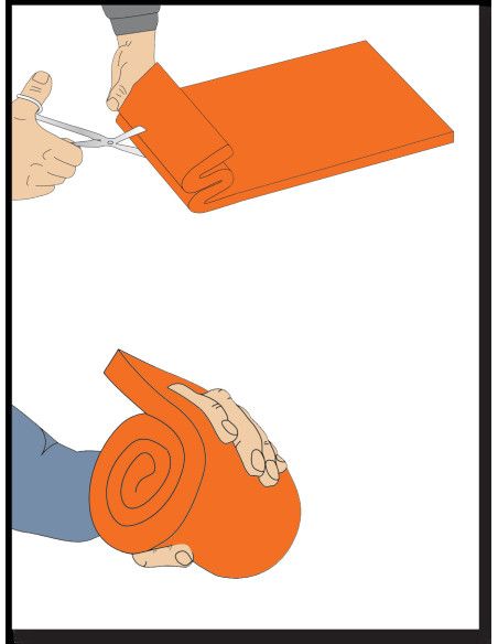 Ligasano Orange Prevenzione poliuretano espanso elastico 55x45x2 7pz