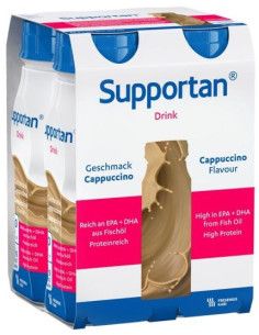 Fresubin Supportan Drink Cappuccino  Integratore Iperlipidico con Acidi Grassi  4x200ml 2