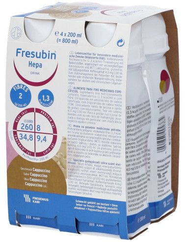 Fresubin Hepa Drink Cappuccino 4 flaconi da 200ml