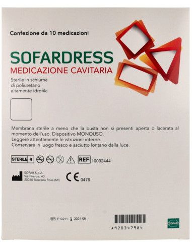 Sofardress medicazione cavitaria in poliuretano