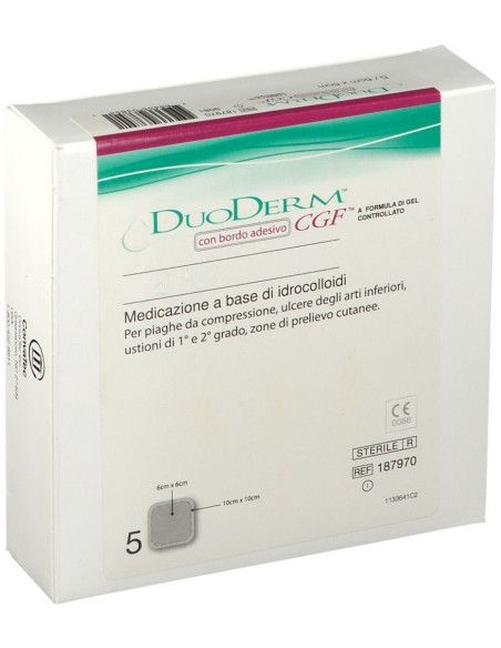 Duoderm Cgf medicazione idrocolloidale sterile con bordo adesivo 1pz DM