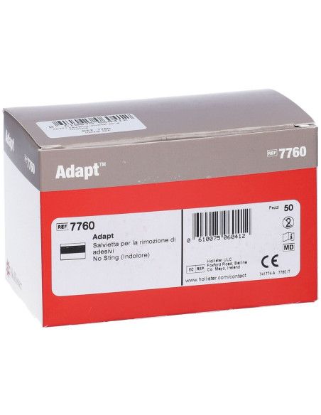 Adapt salviette per la rimozione degli adesivi medicali 50pz Adapt salviette per la rimozione degli adesivi medicali 50pz