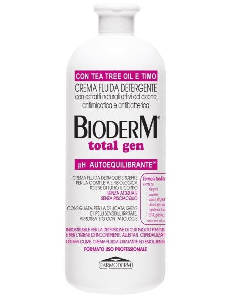 Bioderm Total Gen crema fluida detergente dermoprotettiva Bioderm Total Gen crema fluida detergente dermoprotettiva