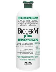 Bioderm Plus Timo emulsione detergente con timo e tea tree oil 2