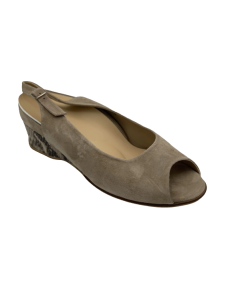 Loren scarpa estiva donna beige e pitone