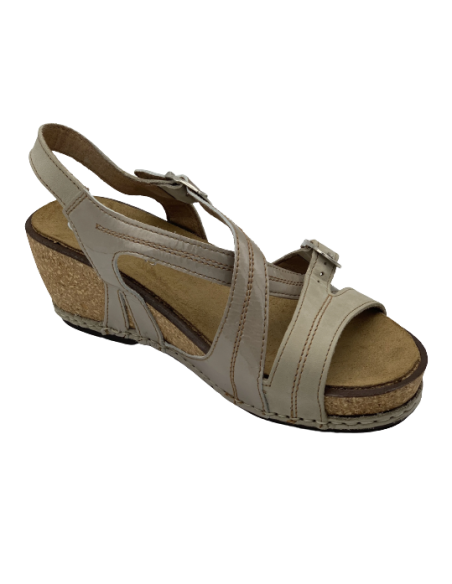 Loren sandalo donna estivo color sabbia
