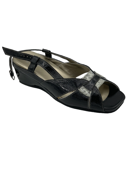 Loren sandalo estivo donna nero