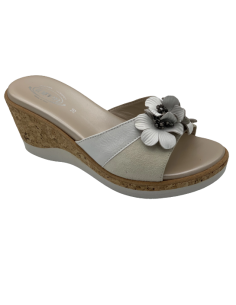 Loren ciabatta estiva donna color ghiaccio