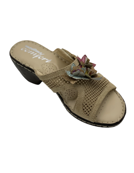 Medima Comfort Nietzsche sandalo estivo donna in camoscio sabbia