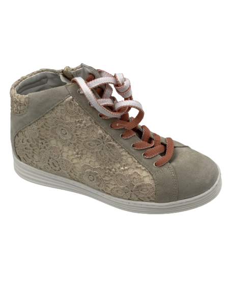 Loren scarpa donna scamosciata sabbia