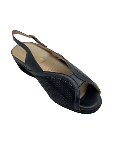 Medima Comfort Klancy scarpa donna blu laminato