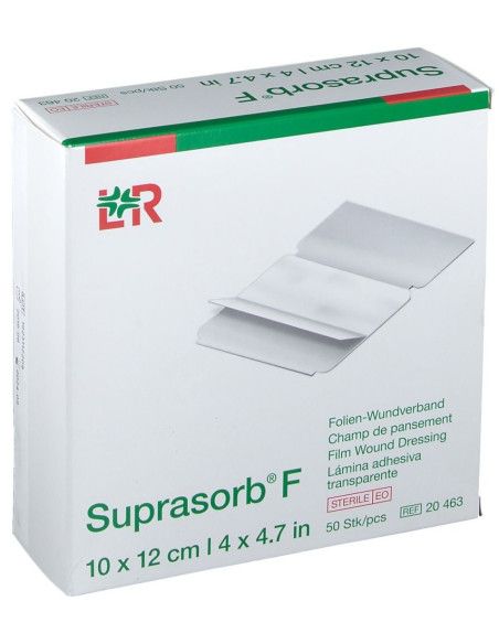 Suprasorb F medicazione autoadesiva in film di poliuretano 10pz Suprasorb F medicazione autoadesiva in film di poliuretano 10pz
