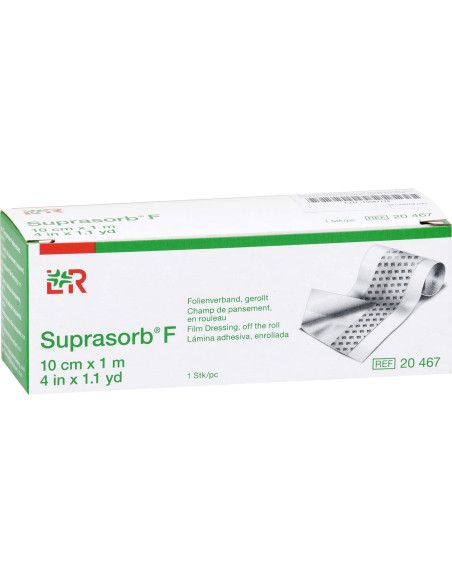 Suprasorb F medicazione in rotolo in film di poliuretano 10pz
