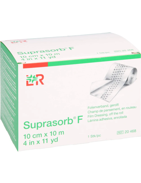 Suprasorb F medicazione in rotolo in film di poliuretano 10pz