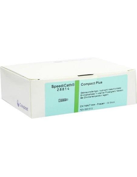 SpeediCath Compact Plus catetere vescicale autolubrificante pronto all'uso ch10-12-14 30pz DM
