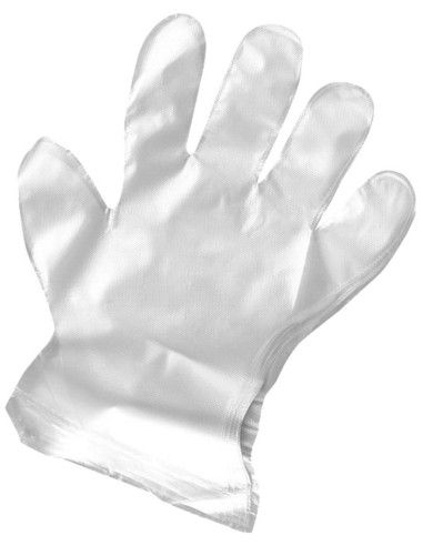 Guanti monouso in polietilene misura media 100pz