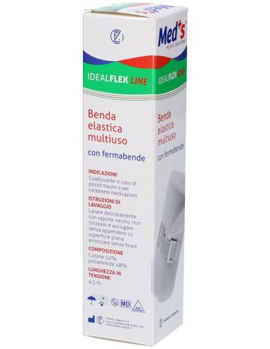 Med's Idealflex benda elastica multiuso 4,5 mt x 8 cm