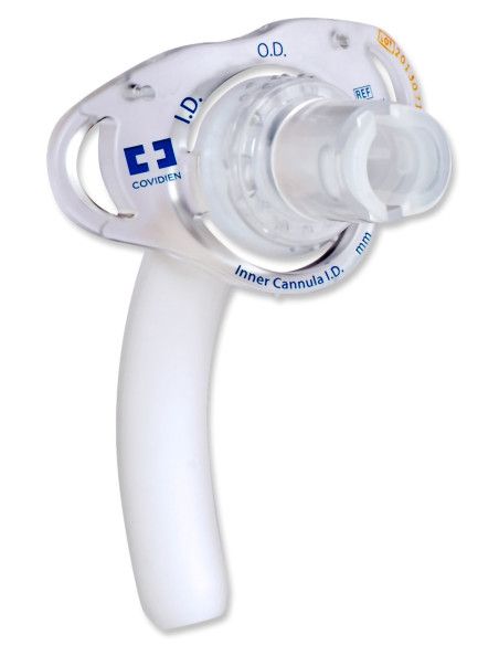 SHILEY Cannula Tracheostomica non cuffiata con contro cannula riutilizzabile 1 pezzo