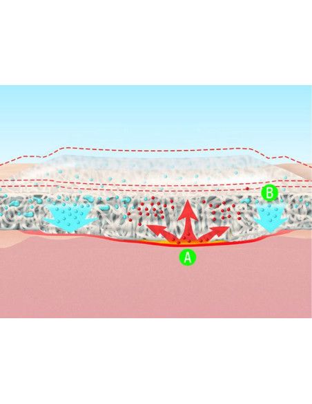 Suprasorb X medicazione hydrobalance assorbente in idrofibra