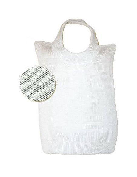 Bavaglino per tracheostomia tessuto rasato 100% cotone Bavaglino per tracheostomia tessuto rasato 100% cotone