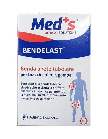 Meds Bendelast benda a rete tubolare braccio piede gamba 1pz Meds Bendelast benda a rete tubolare braccio piede gamba 1pz