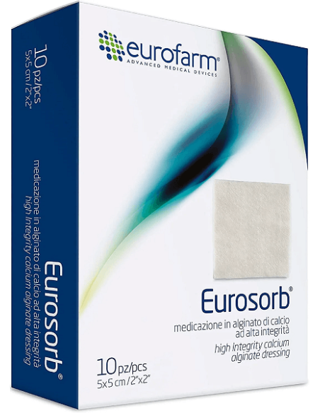 Eurosorb medicazione assorbente in alginato di calcio Eurosorb medicazione assorbente in alginato di calcio