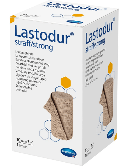 Lastodur Strong bende compressive a lunga trazione 10cm x 7m Lastodur Strong bende compressive a lunga trazione 10cm x 7m