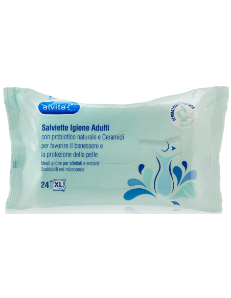 Alvita salviette igiene per adulti 24pz