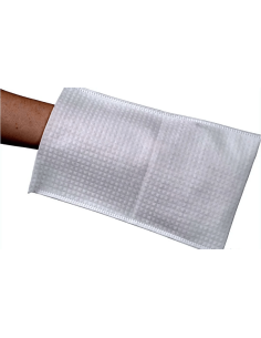 Abena Wet Wash Gloves | Guanto Monouso Detergente | Ideale per Igiene Personale | 8 pezzi 2