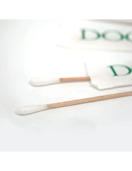 Tamponcini sterili in cotone su bastoncino in legno 500pz