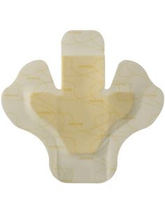 Biatain Adesivo Tallone 19x20 | Medicazione in Schiuma di Poliuretano | Conformata per il Tallone | 5 pezzi 2