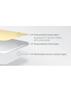 Suprasorb P Sacrale Adesivo medicazione in poliuretano 18x20,5 5pz 2