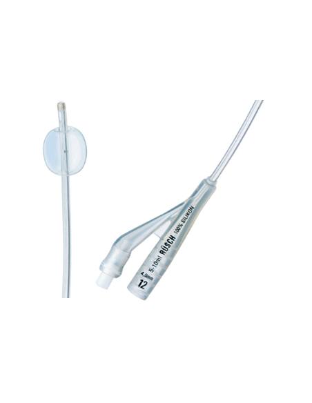 SupraCath catetere in silicone a punta aperta con palloncino 10pz