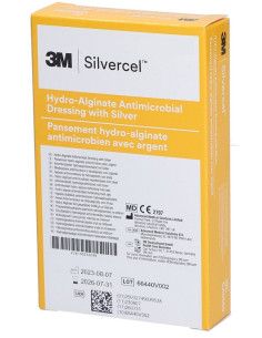 Silvercel 11x11  Medicazione Antimicrobica a Base di Idroalginato con Argento  1 pezzo 2